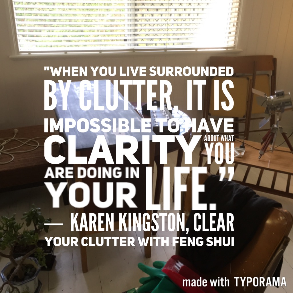 De-cluttering – One Way to Focus a Messy Mind